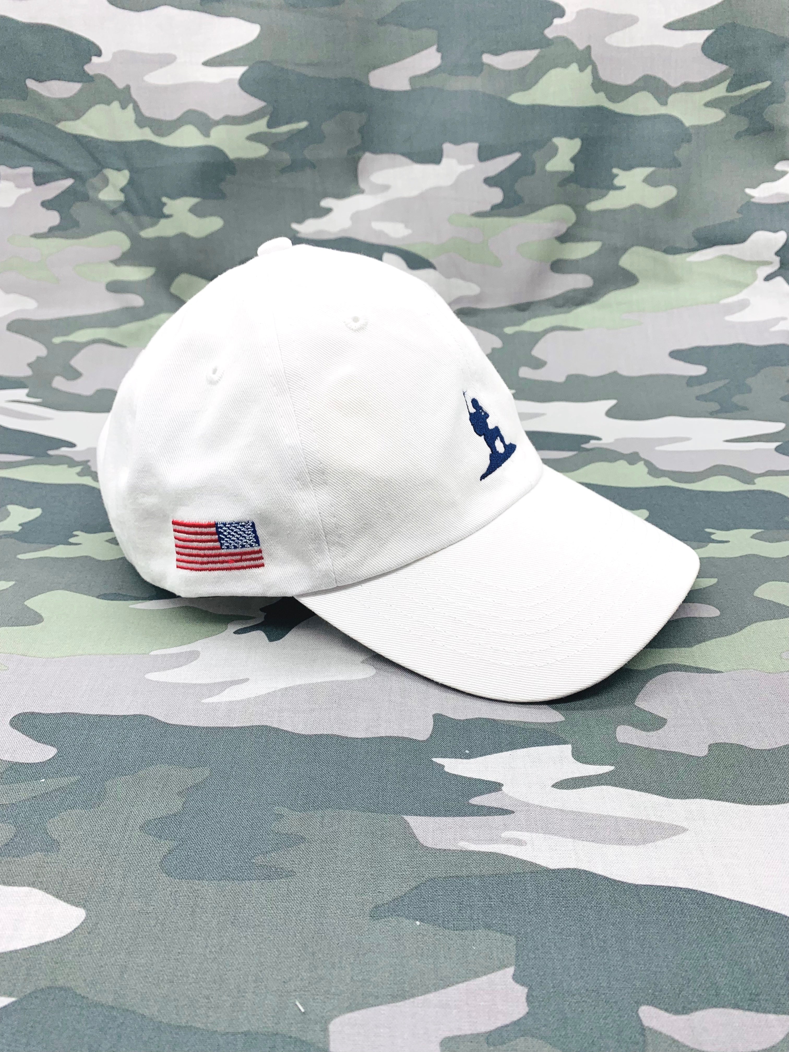 Captain Mike Classic Dad Hat - White