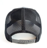 Load image into Gallery viewer, TOP SELLER!   Leather Patch Trucker Cap - Grey With Black Mesh
