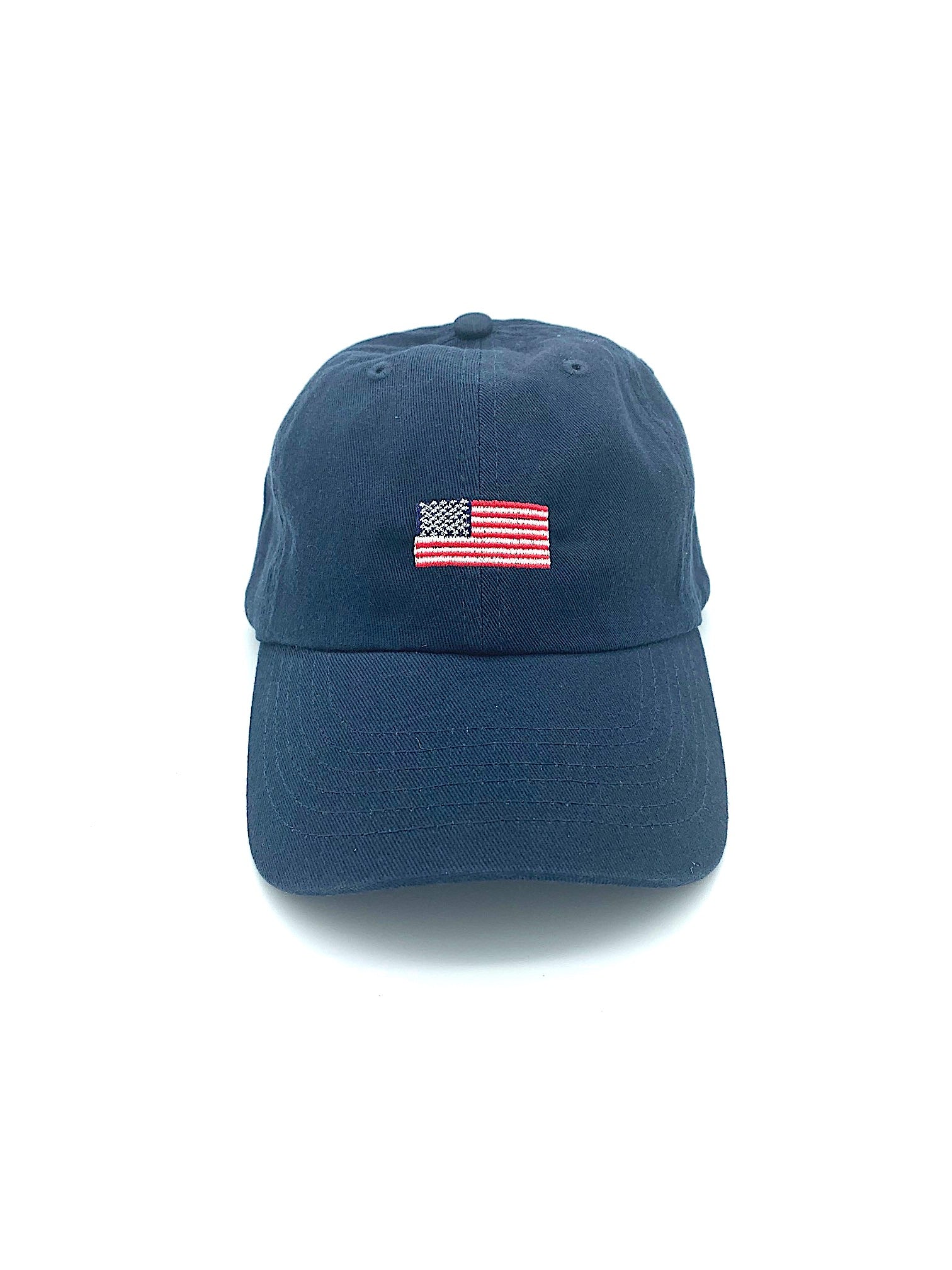 US Flag Dad Hat - Navy Blue